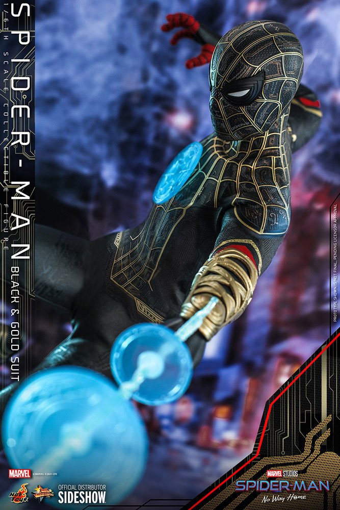 Spider-Man (Black & Gold Suit) Masterpiece  Hot Toys - Anime Figuren günstig kaufen