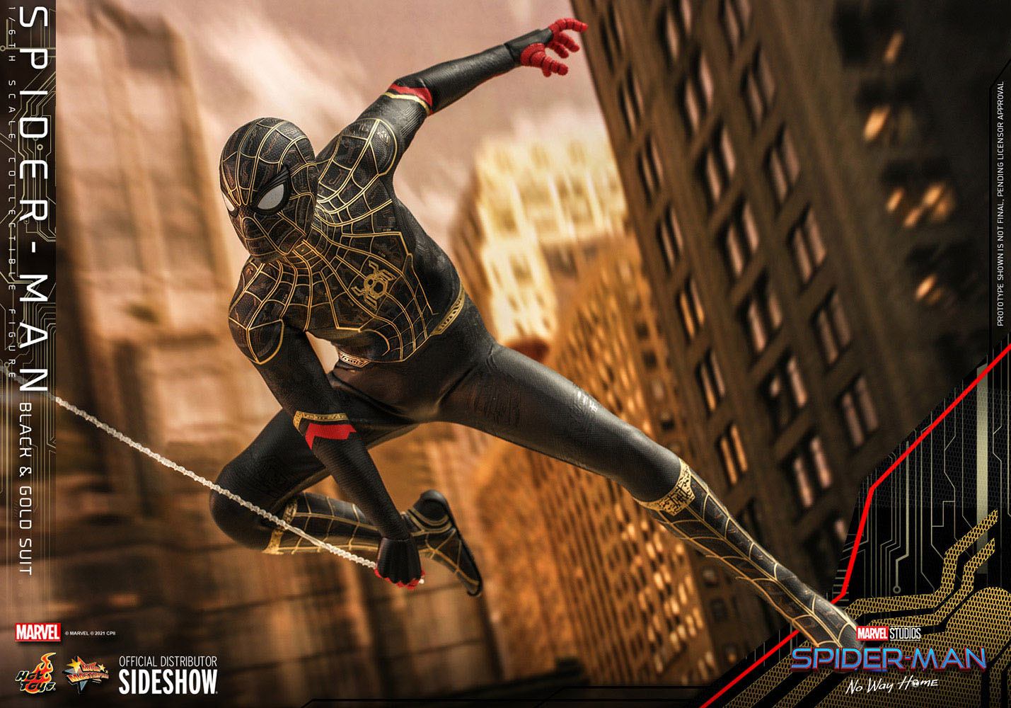 Spider-Man (Black & Gold Suit) Masterpiece  Hot Toys - Anime Figuren günstig kaufen