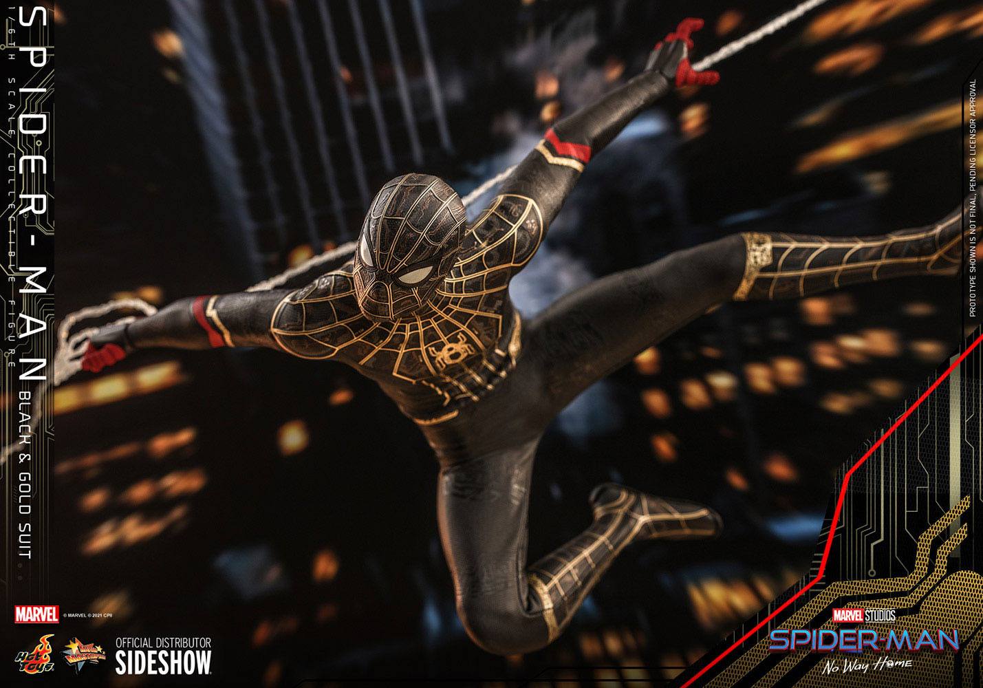 Spider-Man (Black & Gold Suit) Masterpiece  Hot Toys