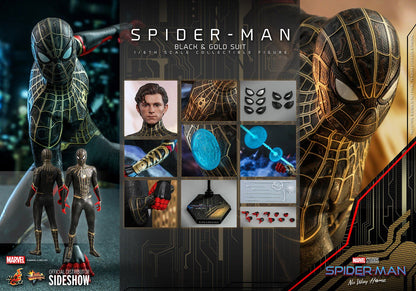 Spider-Man (Black & Gold Suit) Masterpiece  Hot Toys