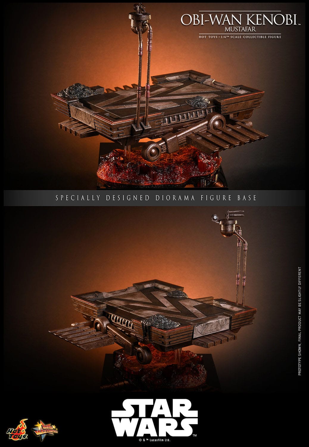 Obi-Wan Kenobi (Mustafar) Movie Masterpiece  Hot Toys