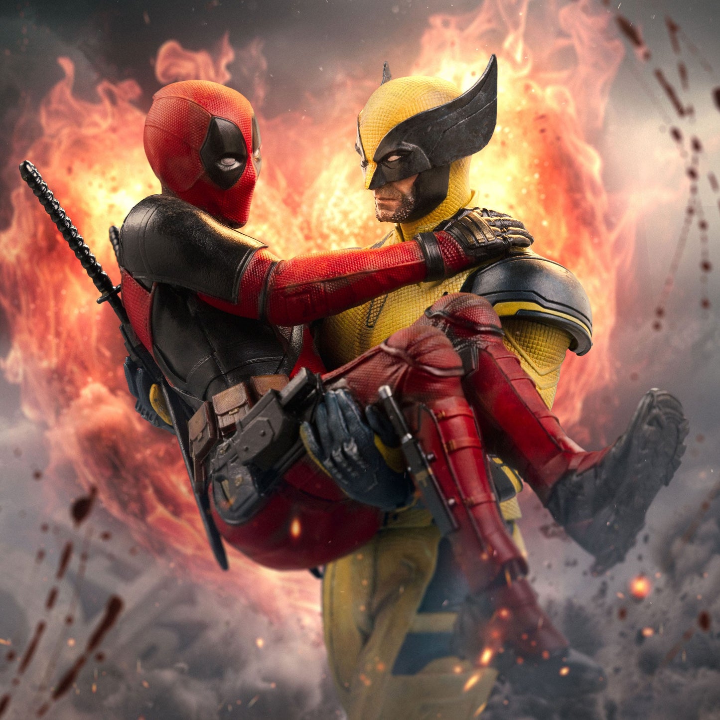 Deadpool & Wolverine Deluxe Art Scale Iron Studios - Anime Figuren günstig kaufen