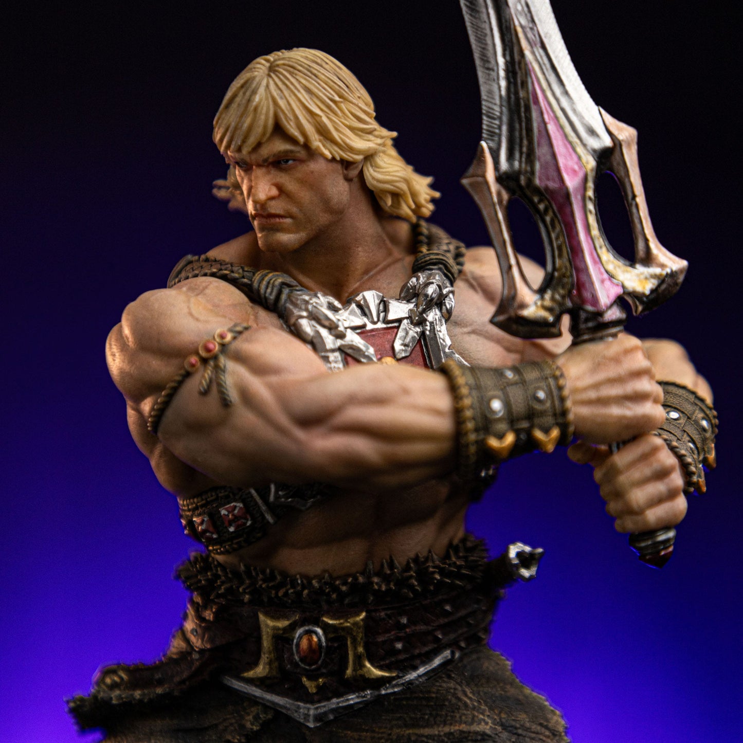 He-Man Unleashed Deluxe Art Scale Iron Studios - Anime Figuren günstig kaufen