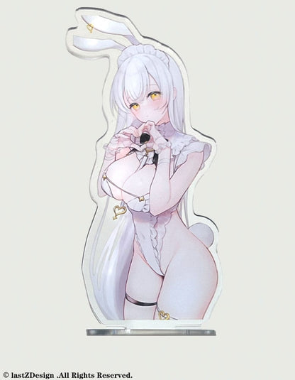 White Bunny Lucille - Original Character - Lastzdesign