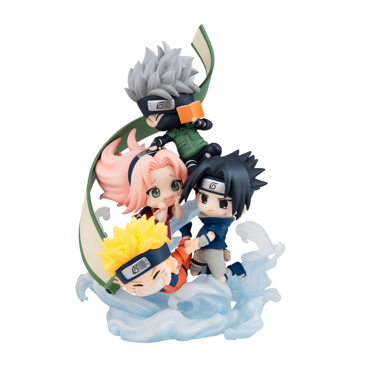 Kakashi, Sasuke, Naruto & Sakura FigUnity MegaHouse (with gift)