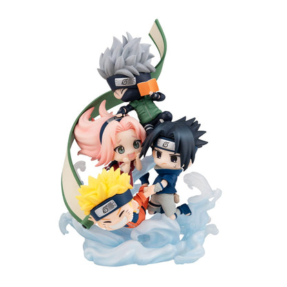 Kakashi, Sasuke, Naruto & Sakura FigUnity MegaHouse (with gift)