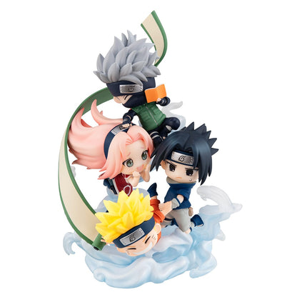 Kakashi, Sasuke, Naruto & Sakura FigUnity MegaHouse (with gift)