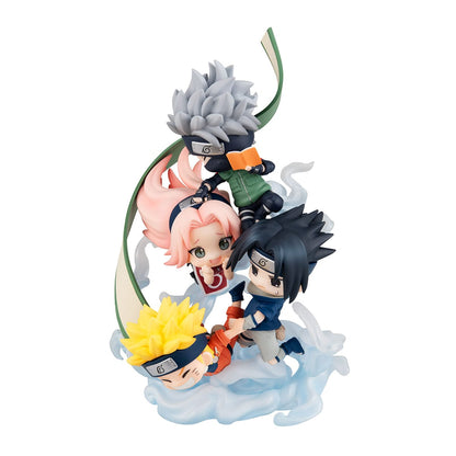 Kakashi, Sasuke, Naruto & Sakura FigUnity MegaHouse (with gift)