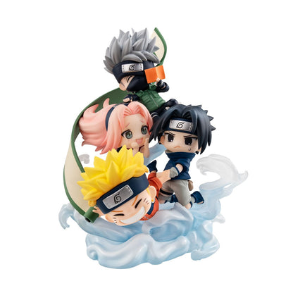 Kakashi, Sasuke, Naruto & Sakura FigUnity MegaHouse (with gift)