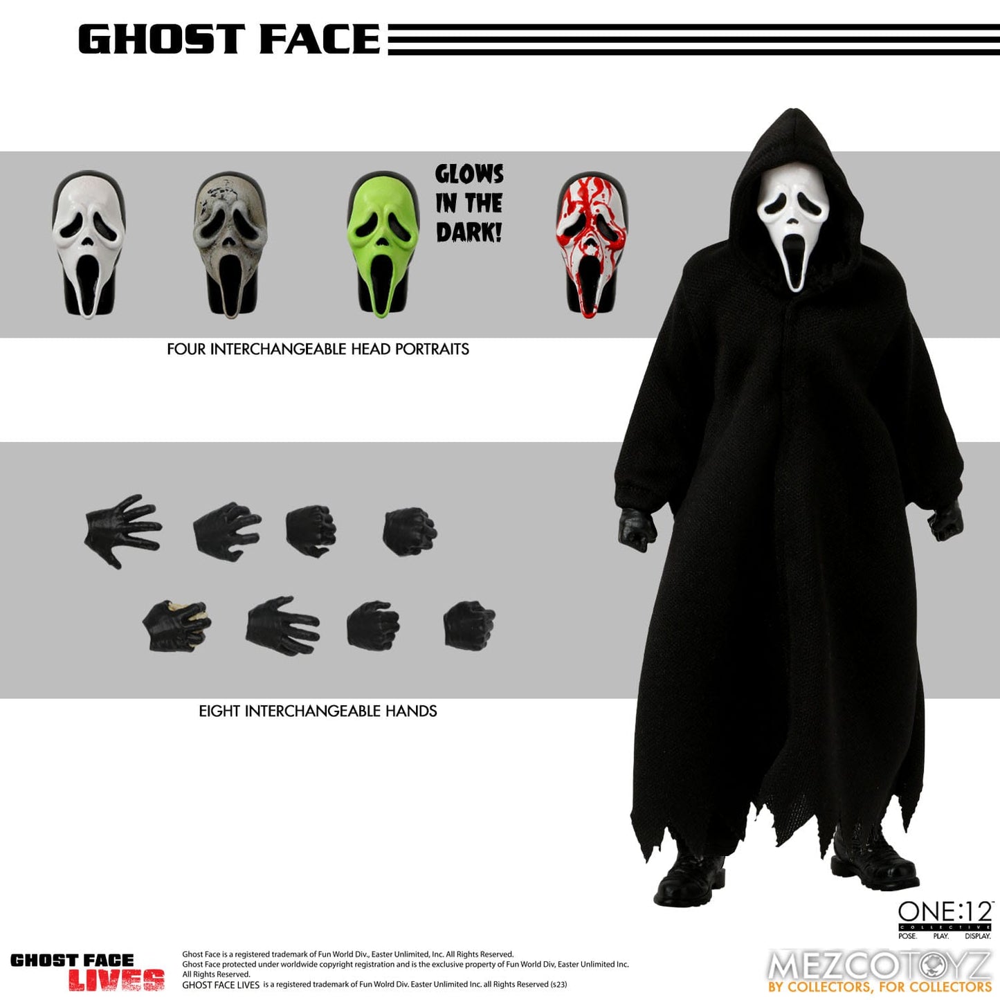 Ghost Face - Figura de Ação - Mezco