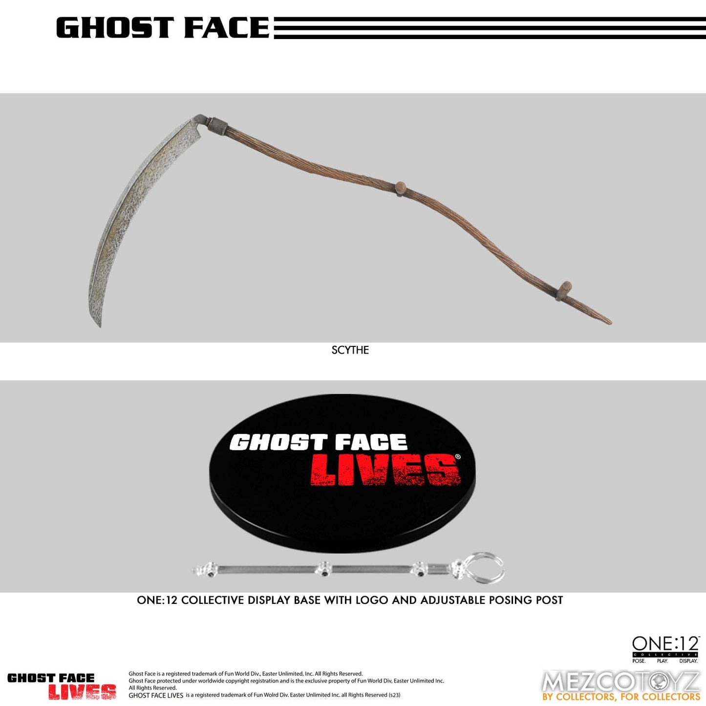 Ghost Face - Figura de Ação - Mezco