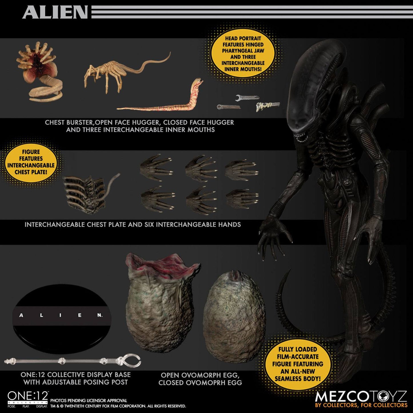 Alien - Alien Actionfigur - Mezco