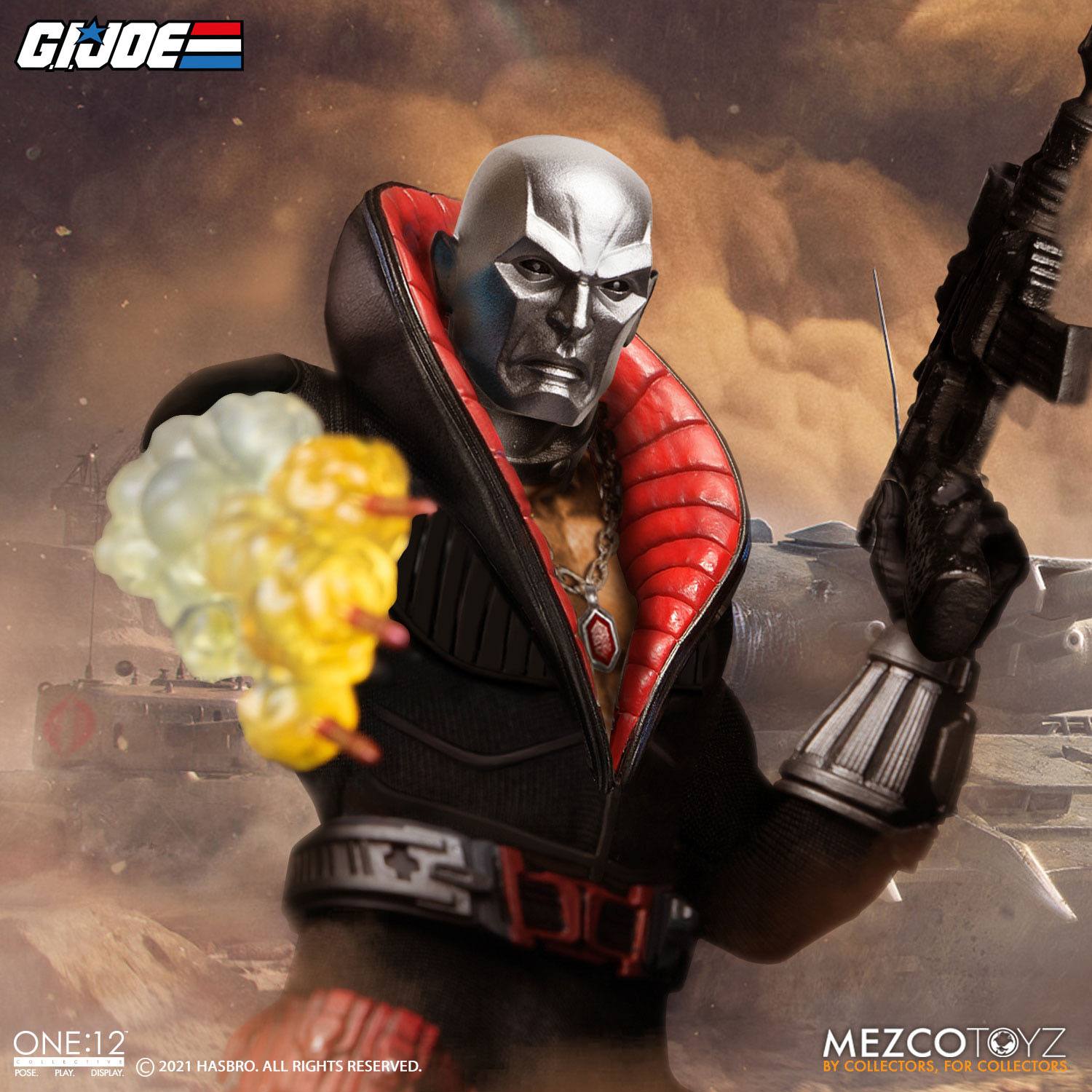Destro mit Leuchtfunktion - G.I. Joe - Mezco - Anime Figuren günstig kaufen