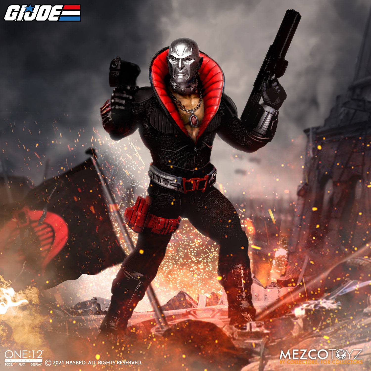 Destro mit Leuchtfunktion - G.I. Joe - Mezco - Anime Figuren günstig kaufen