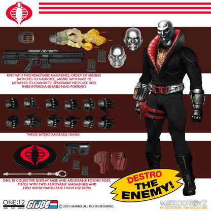 Destro mit Leuchtfunktion - G.I. Joe - Mezco