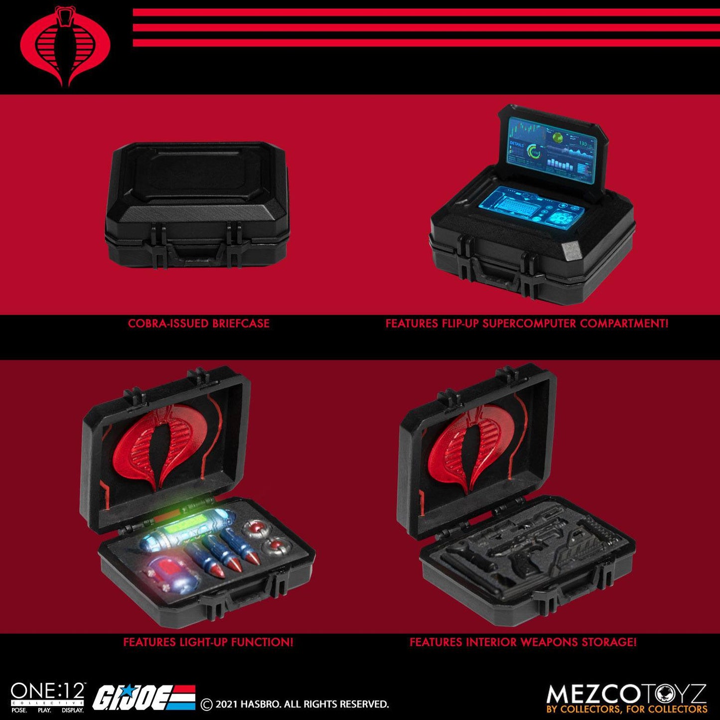 Destro mit Leuchtfunktion - G.I. Joe - Mezco