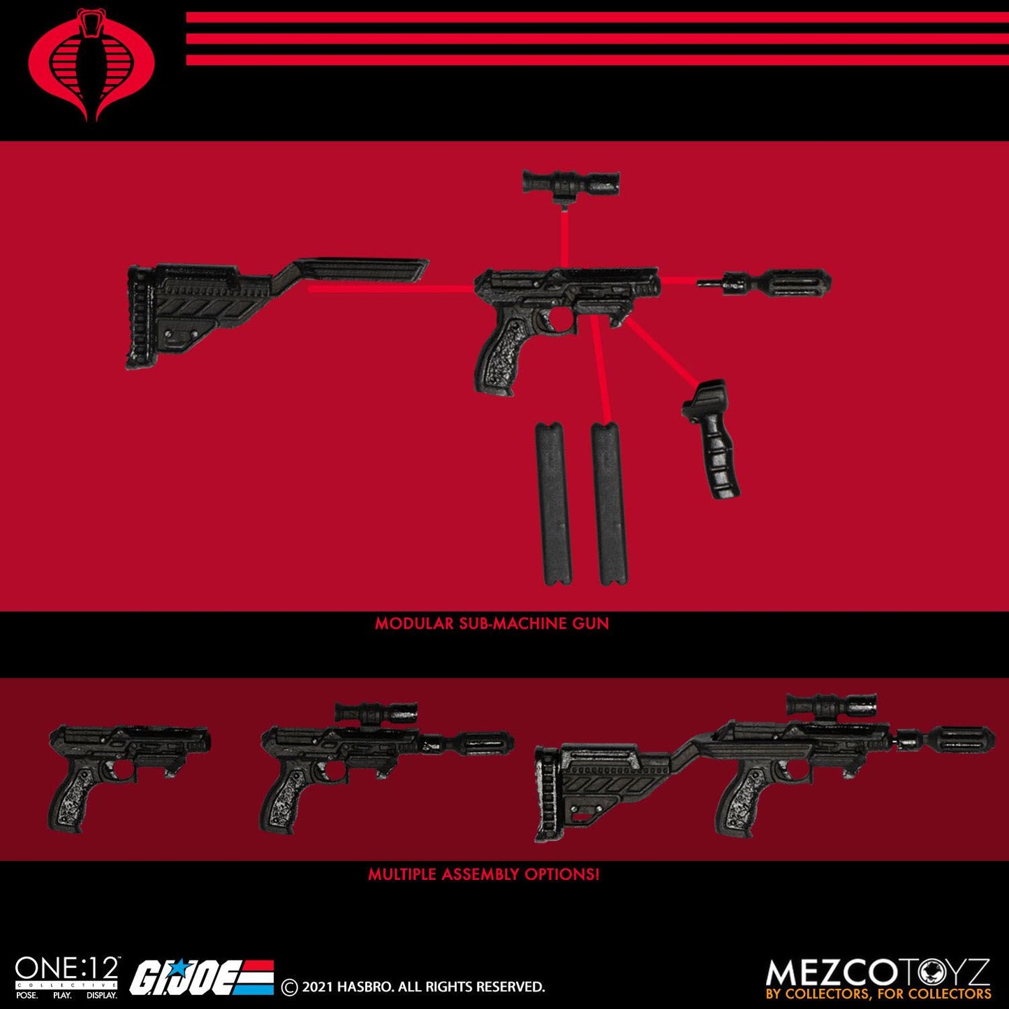 Destro mit Leuchtfunktion - G.I. Joe - Mezco