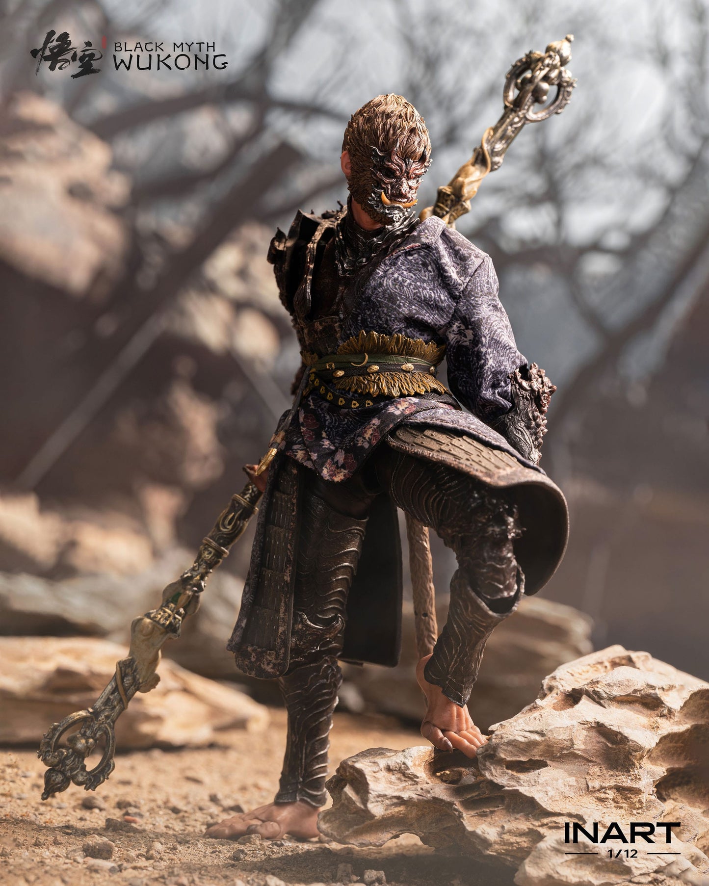 Sun Wukong The Destined One in the Bronze Armor Set Deluxe Ver. Queen Studios