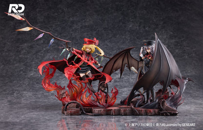 Touhou Project PVC Statue Flandre Scarlet Military Uniform Ver. - Beschädigte Verpackung
