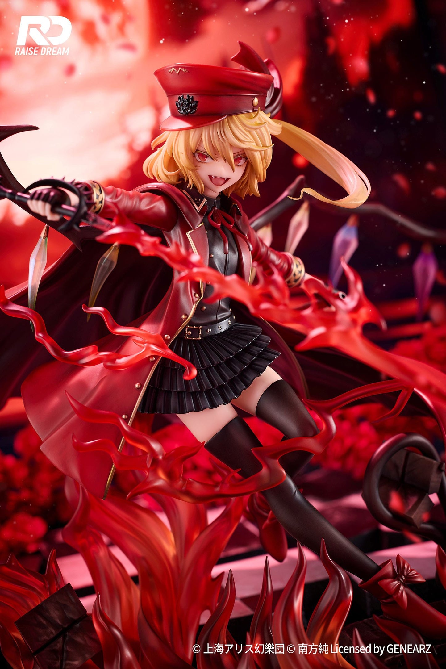 Touhou Project PVC Statue Flandre Scarlet Military Uniform Ver. - Beschädigte Verpackung