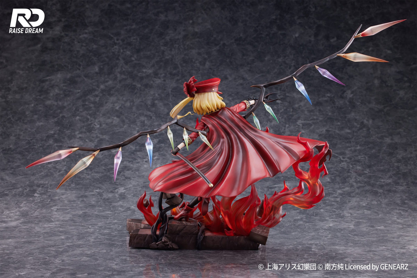 Touhou Project PVC Statue Flandre Scarlet Military Uniform Ver. - Beschädigte Verpackung