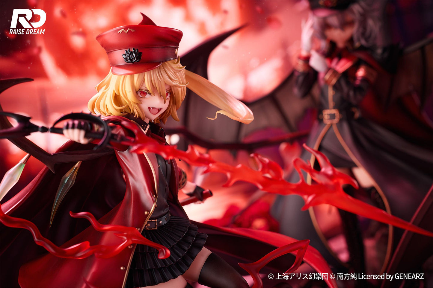 Touhou Project PVC Statue Flandre Scarlet Military Uniform Ver. - Beschädigte Verpackung