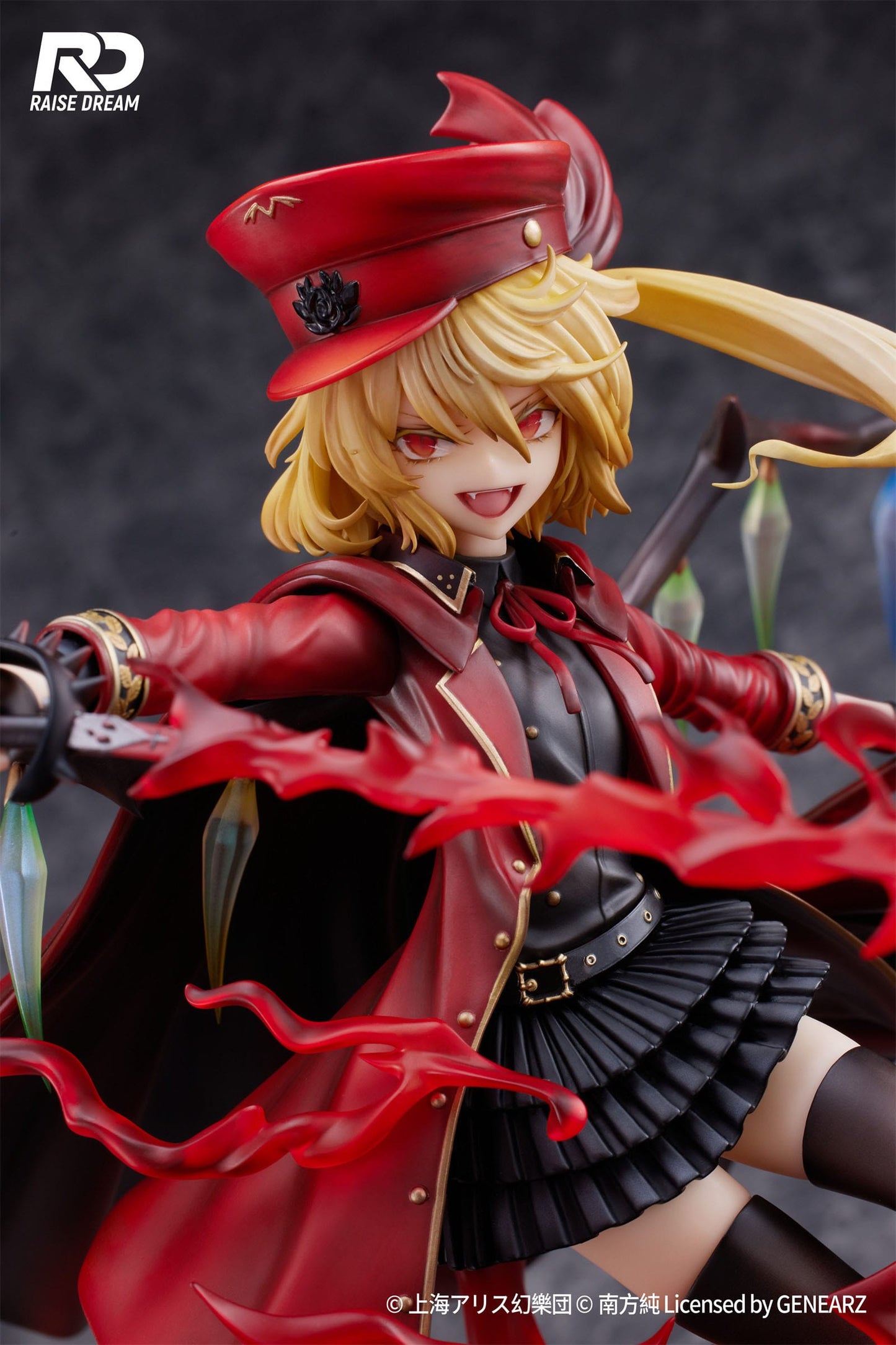 Touhou Project PVC Statue Flandre Scarlet Military Uniform Ver. - Beschädigte Verpackung