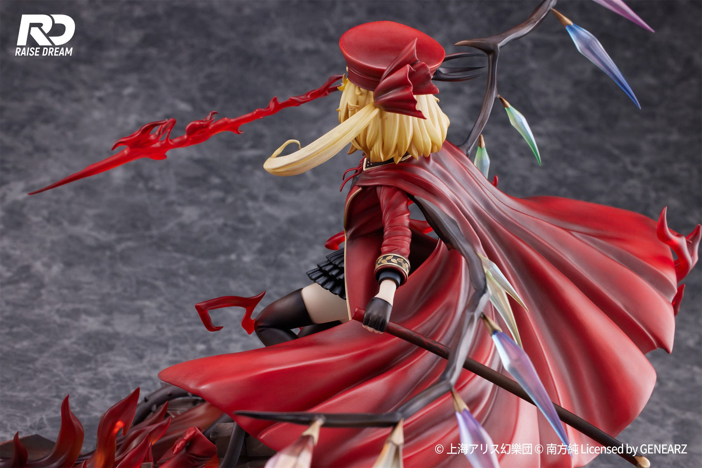 Touhou Project PVC Statue Flandre Scarlet Military Uniform Ver. - Beschädigte Verpackung