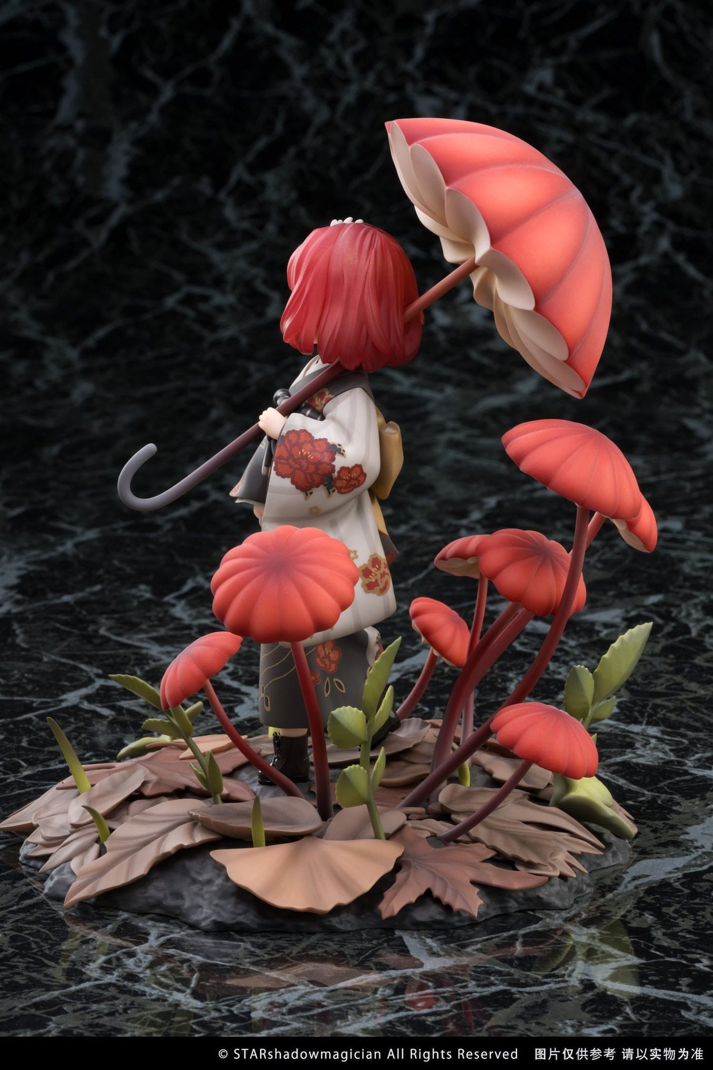 No.6 Marasmius Haematocephalus Mushroom Girls Reverse Studio