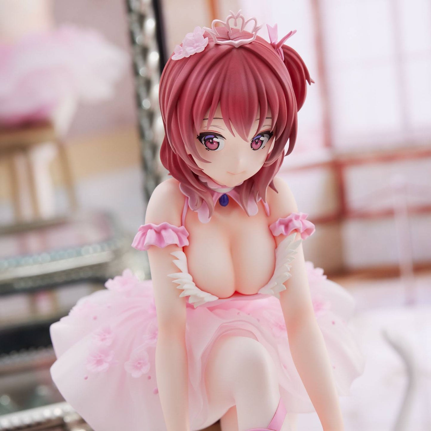 Red Hair Girl Flamingo Ballet Original Character