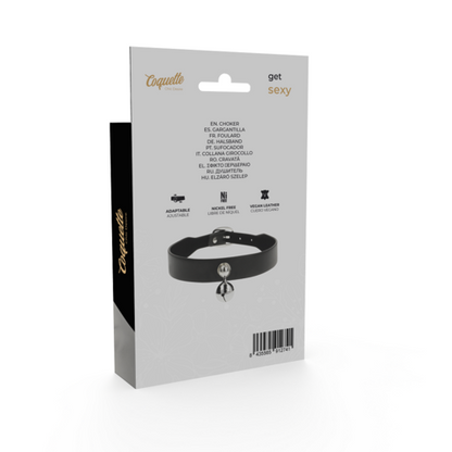 Coquette Chic Halsband Rassel Black Cosplay