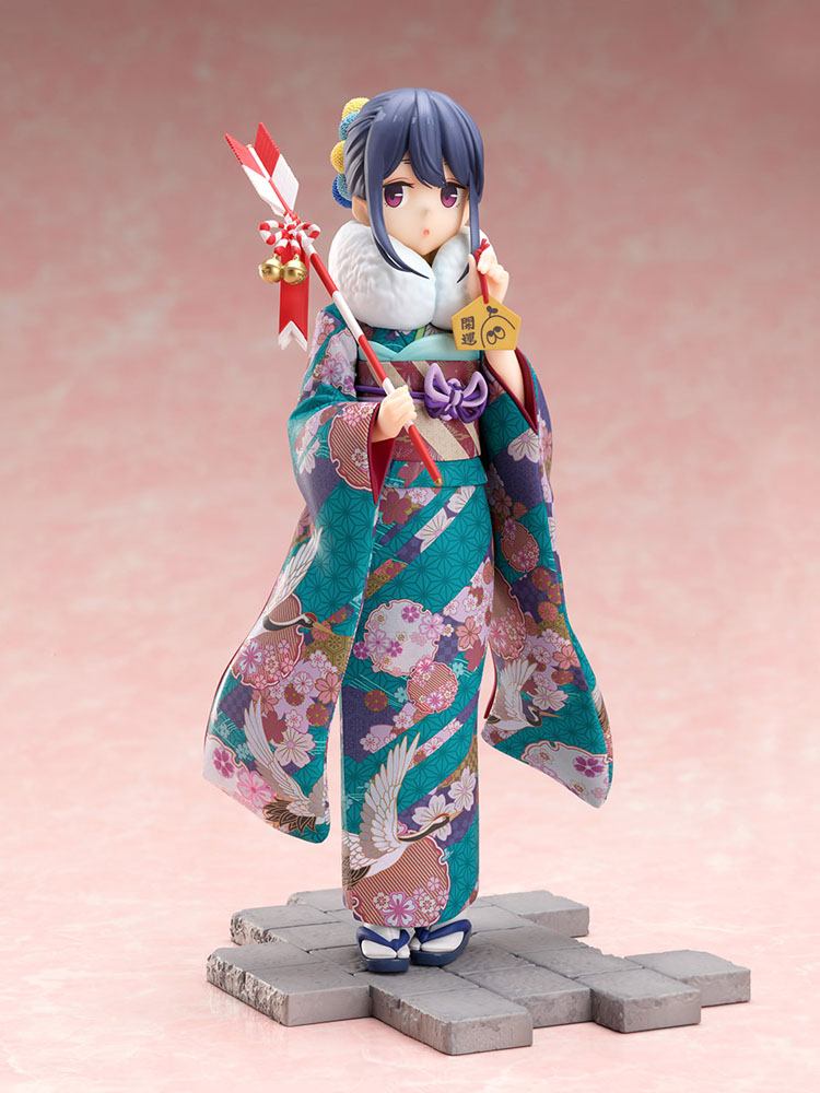 Laid-Back Camp PVC Statue Rin Shima Furisode Ver. - Anime Figuren günstig kaufen