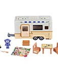 Bluey Actionfigur mit Fahrzeug Bluey Caravan - Anime Figuren günstig kaufen