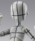 S.H.Figuarts Actionfigur Body-Kun -Ken Sugimori- Edition -Wireframe- (Gray Color Ver.) - Anime Figuren günstig kaufen
