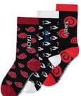 Naruto Socken Sasuke, Kakashi, Itachi 3er-Pack 39-42 - Anime Figuren günstig kaufen