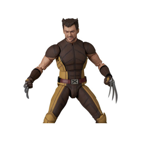 MAFEX No.297 MAFEX WOLVERINE Brown Suit Ver. (DEADPOOL & WOLVERINE) Action Figure