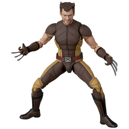 MAFEX No.297 MAFEX WOLVERINE Brown Suit Ver. (DEADPOOL & WOLVERINE) Action Figure