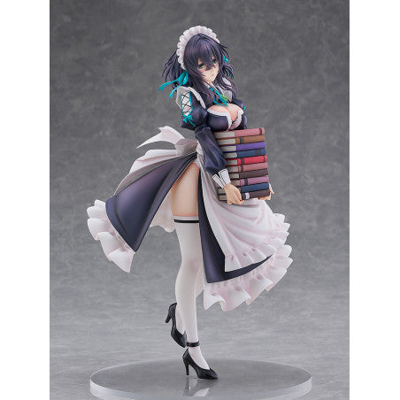 Original Illustration PVC Statue 1/6 Maid Maison Hanikami Kanojo Hikage Chigami Illustration by Piromizu 28 cm