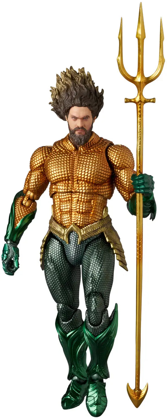 Aquaman and the Lost Kingdom - Aquaman (Gold ＆ Green Suit Ver.) MAFEX Medicom - Anime Figuren günstig kaufen
