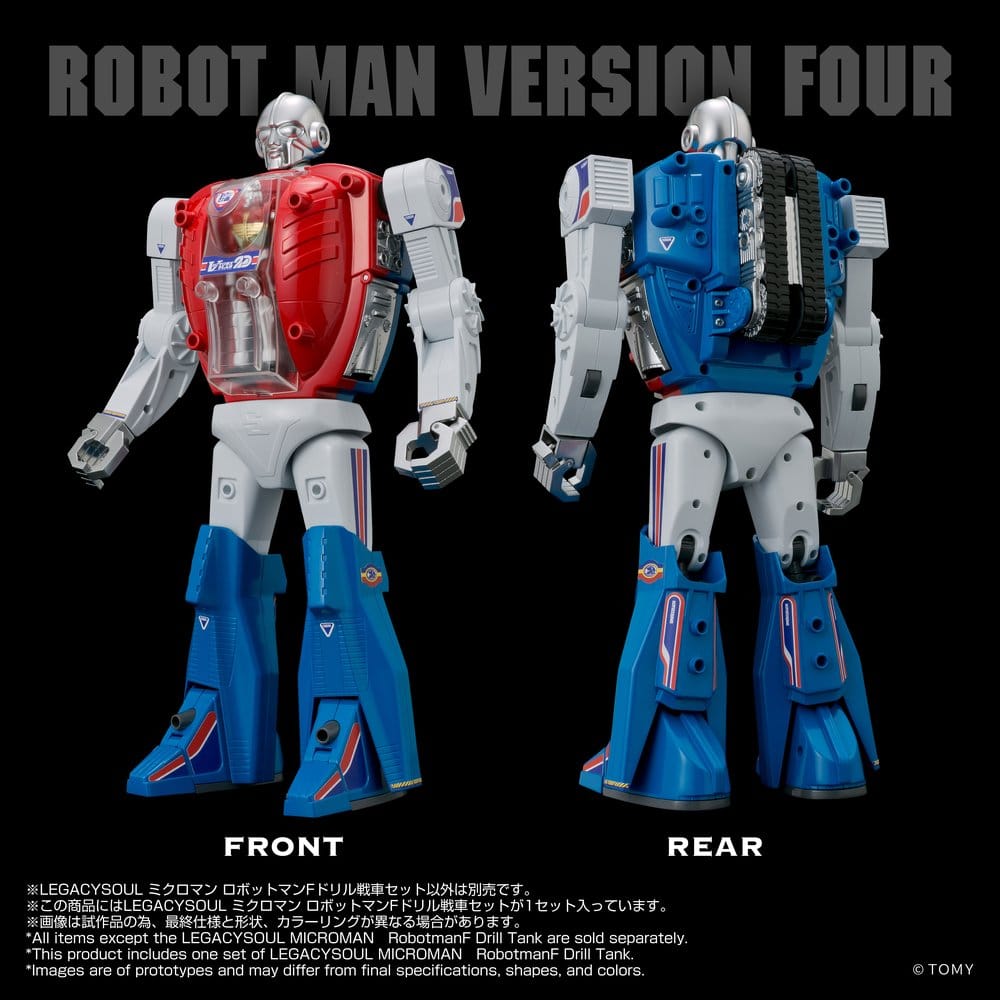 Microman Legacysoul Actionfigur Robotman F Drill Tank - Anime Figuren günstig kaufen
