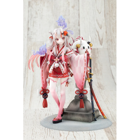 Hololive Production PVC Statue 1/7 Nakiri Ayame Shrine Maiden Fortune Outfit Ver. 26 cm