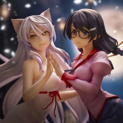 "Nekomonogatari" Tsubasa Hanekawa Set of 2 Figure