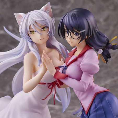 "Nekomonogatari" Tsubasa Hanekawa Set of 2 Figure