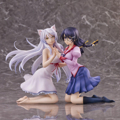 "Nekomonogatari" Tsubasa Hanekawa Set of 2 Figure