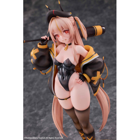 Original Character PVC Statue 1/6 Rainbow Nanohana Hoshi Illustrated by StarCat Limited Bonus Ver. 27 cm