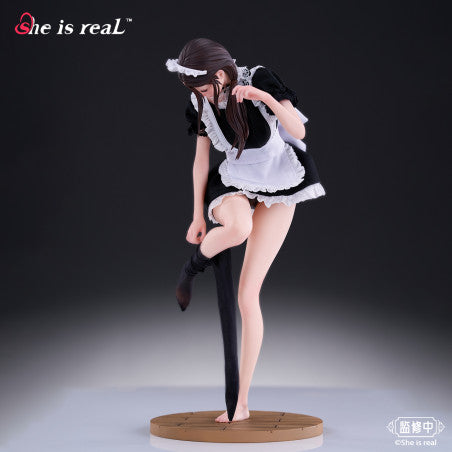 Original Character Dress Series PVC Statue 1/6 She is real Water Droplet Maid 27 cm