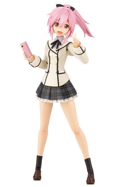 Sousai Shojo Teien Plastic Model Kit Ao Gennai Wakaba Girls' High School Winter Clothes Dreaming Style Monochrome - Anime Figur