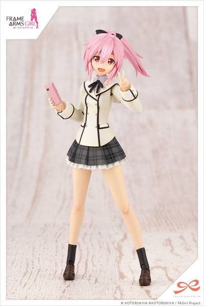 Detailansicht Sousai Shojo Teien Plastic Model Kit Ao Gennai Wakaba Girls' High School Winter Clothes Dreaming Style Monochrome