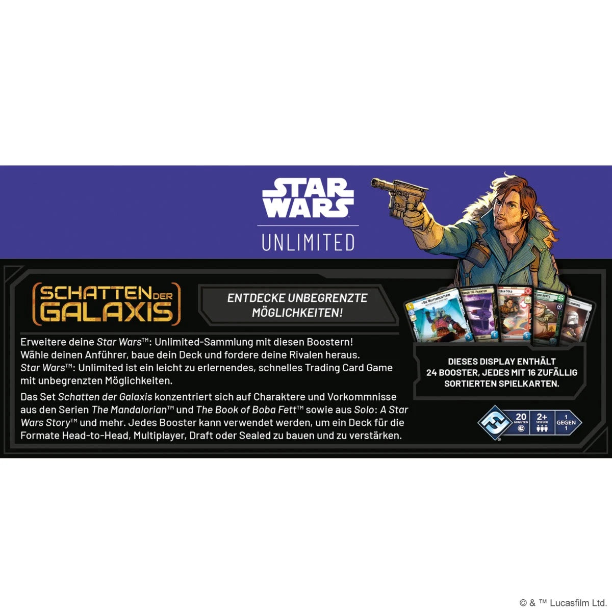 Star Wars: Unlimited – Schatten der Galaxis (Booster-Display) (DE) - Anime Figuren günstig kaufen