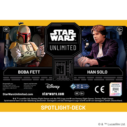 Star Wars Unlimited: Umschalten auf Lichtgeschwindigkeit - Spotlight Deck Display (6 Decks) (DE) - Anime Figuren günstig kaufen